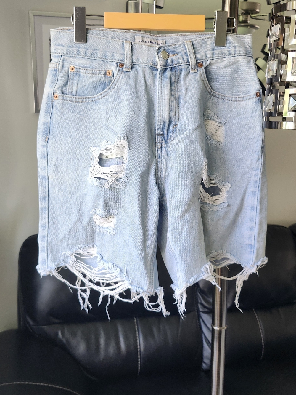 Lucky Brand Light Blue Denim Loose Shorts
